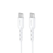 Cablu USB-C Havit CB6235, 60W, 100 cm, Alb