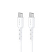Cablu USB-C Havit CB6235, 60W, 100 cm, Alb