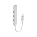 Hub USB-C Havit HB41, 4x USB, Argintiu
