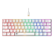 Tastatura mecanica gaming Havit KB903L, 61 taste, Alb