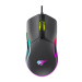 Mouse gaming Havit MS1029, 7200 DPI, RGB, Negru