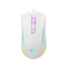 Mouse gaming Havit MS1034 V2, 8000 DPI, RGB, cu software, Alb