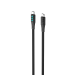 Cablu USB-C Havit CB6254, 60W, 100 cm, cu display, Negru