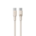 Cablu USB-C Havit CB6284, 100W,  200 cm, silicon, Bej