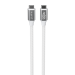 Cablu USB-C Havit CB6290, 100W, 100 cm, 10Gbps, 4K, Argintiu + Alb