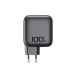Adaptor travel Havit UC256 EU, GaN, PD100W, cablu retractabil, Negru + Albastru