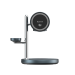 Incarcator wireless 3 in1 Havit HVWLC-W3113-GYBK, QI2.2 25W, 25W, compatibil telefon, casti, ceas, LED, Qi2.2, Gri + Negru