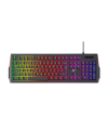 Tastatura gaming Havit KB866L, RGB, 104 taste, Negru + Rosu