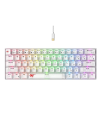 Tastatura mecanica gaming Havit KB903L, 61 taste, Alb