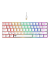 Tastatura mecanica gaming Havit KB903L, 61 taste, Alb
