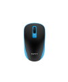 Mouse Wireless Havit MS626GT, 1200 DPI, Silent Click, Ergonomic, Negru + Albastru