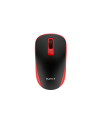 Mouse Wireless Havit MS626GT, 1200 DPI, Silent Click, Ergonomic, Negru + Rosu