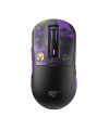 Mouse gaming wireless Havit MS969WB x VKS,16000 DPI, multi-mode, RGB,Negru + Mov