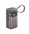 Acumulator Portabil Havit PB36,USB-C+USB-A, 10000mAh, 35W, Display, Incarcare Casti, Titaniu