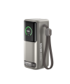 Acumulator si incarcator portabil Havit PB37, USB-C+USB-A, 10000mAh, 65W, Titaniu Auriu 