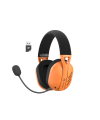 Casti gaming wireless Havit Fuxi-H3, 2.4GHz, Bluetooth, Jack 3.5 mm, Latenta 24 ms, Negru + Orange