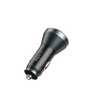 Incarcator auto Havit CC2017, 48W, USB-C + USB-A, display digital, Negru + Albastru