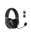 Casti gaming wireless Havit Fuxi-H3 Plus, 2.4GHz, Bluetooth, Jack 3.5 mm, Latenta 24 ms, Negru