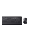 Set tastatura si mouse wireless Havit KB242GCM, 2.4GHz, Negru + Gri