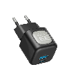 Incarcator retea Havit UC230 EU, 33W, USB-C + USB-A, Negru + Gri
