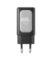 Incarcator retea Havit UC260 EU, 65W, USB-C + USB-A, Negru + Gri