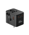 Adaptor travel Havit UCT 700, 25W, USB-C + USB-A, multiport, Negru
