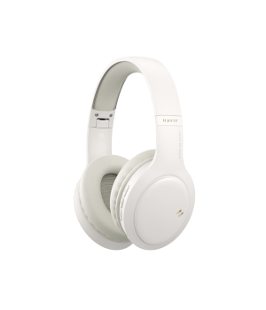 Casti over-ear Bluetooth Havit H633BT, BT 5.3, autonomie 175h, Bej
