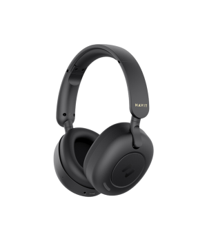 Casti over-ear Bluetooth Havit H655BT, BT 5.3, ANC -35dB, autonomie 76h, Negru