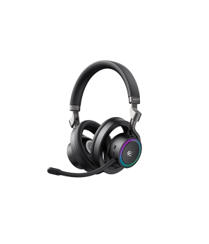 Casti gaming wireless Havit Fuxi-H8, 2.4GHz, Bluetooth, Jack 3.5 mm, Rosu + Auriu