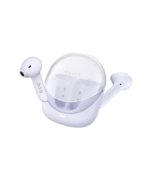 Casti wireless TWS Havit Modern Buds, BT 5.3, ENC, autonomie 20h, Mov