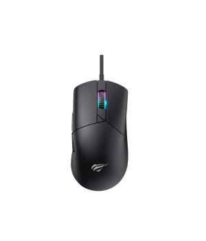 Mouse gaming Havit MS1038, 8000 DPI, RGB, cu software, Negru