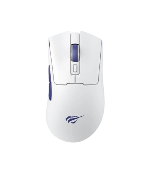 Mouse gaming wireless Havit MS966WB, 22000 DPI, multi-mode, Alb + Albastru