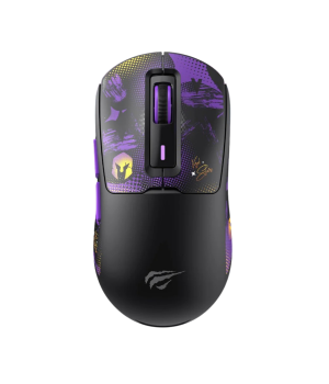 Mouse gaming wireless Havit MS969WB x VKS,16000 DPI, multi-mode, RGB,Negru + Mov