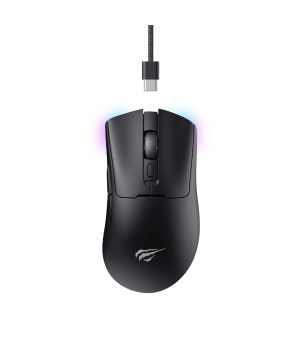 Mouse gaming wireless Havit MS966WB, 22000 DPI, multi-mode, acumulator 500mAh, Negru