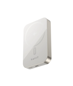 Acumulator portabil Havit PB5228, USB-C, 10000mAh, 20W, Titaniu