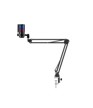 Microfon USB Havit GK50 Pro, Cardioid, RGB, 192 KHz/24 bit, Negru