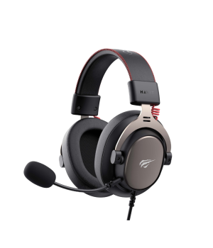 Casti Gaming Havit H2015E, Jack 3.5mm, Difuzoare 53mm, Microfon Detasabil, Control Volum, Negru + Portocaliu