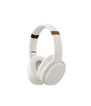 Casti over-ear Bluetooth Havit I62, BT 5.3, autonomie 30h, TF/SD, Auriu