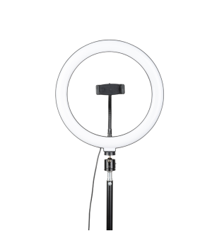 Selfie Stick Tripod Havit ST7012 PRO, LED Ring Light 10”, 210 cm, USB, Negru