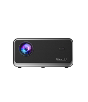 Videoproiector Havit PJ223 Plus-EU, 1920x1080, 1200 ANSI, Google TV, Negru