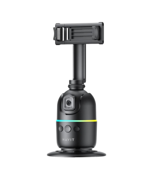 Suport telefon smart Havit ST7609, Face tracking, Negru