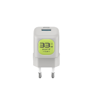 Incarcator retea Havit UC230 EU, 33W, USB-C + USB-A, Verde