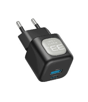 Incarcator retea Havit UC230 EU, 33W, USB-C + USB-A, Negru + Gri